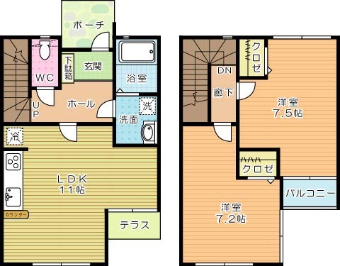 ナーセリーM 103号室 間取り