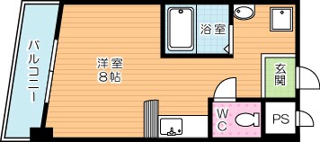 メゾンドエール 503号室 間取り