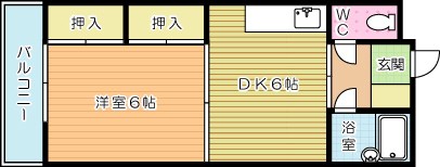 Ｊフィールド　 702号室 間取り
