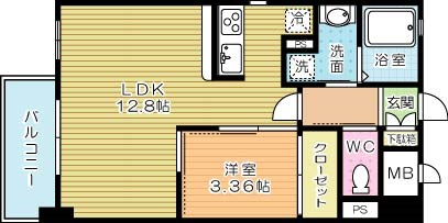 GALA PLATINUM COURT（ガーラプラチナコート） 903号室 間取り
