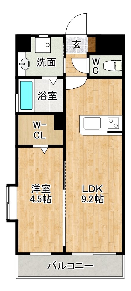 エリオスコート小倉 間取り図