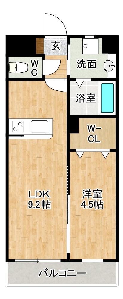 エリオスコート小倉 間取り図