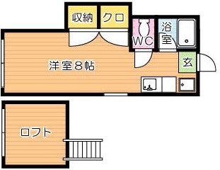 ロイヤルリッチ 1-F号室 間取り