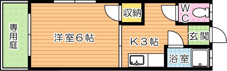 青山ハイツ  間取り図