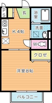 モナリエ横代 間取り図