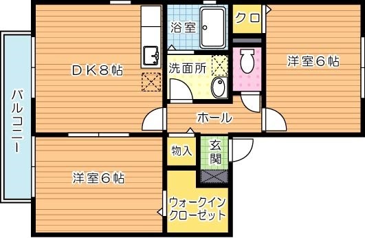 パインテールⅡ 間取り図