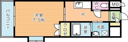 リファレンス小倉駅前 間取り図