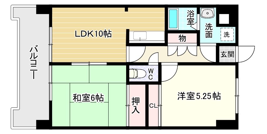 ヴァルト片野駅前  間取り