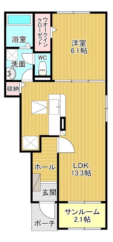 カーサ　セレノ 間取り図