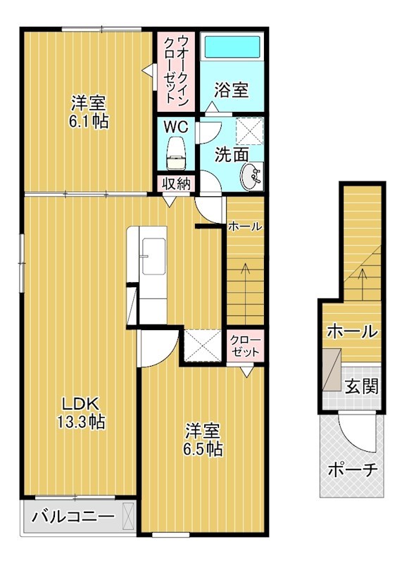 カーサ　セレノ 間取り図