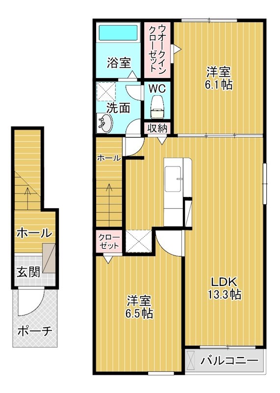 カーサ　セレノ 間取り図