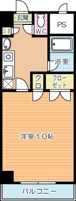 サルヴァトーレ西小倉 604号室 間取り