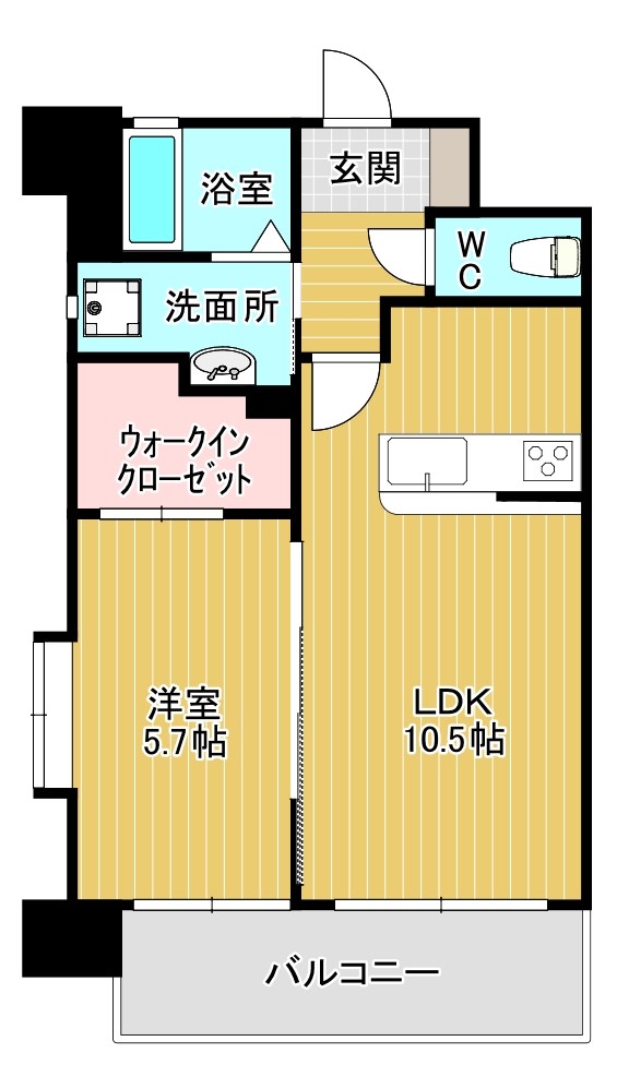 MEDICREST（メディクレスト） 508号室 間取り