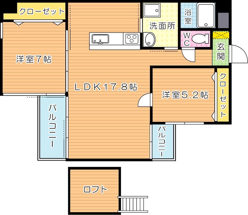 ＫＳＫ中須コアプレイス 間取り図