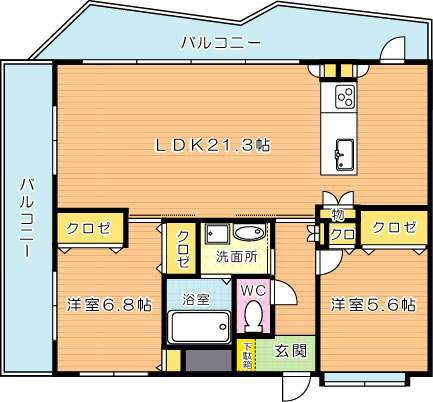 ＫＳＫ中須コアプレイス 間取り図