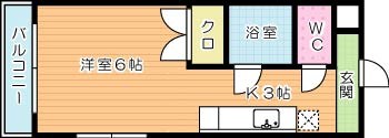 パークハイツ片野 間取り図