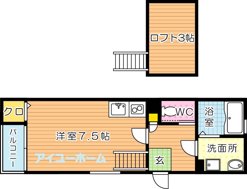 INVEST町上津役 間取り