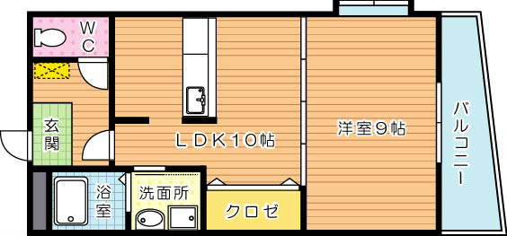 アベニュー清納 間取り図