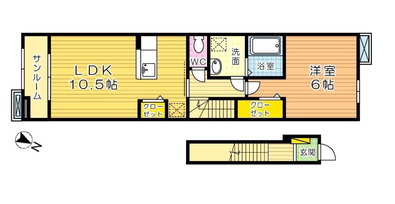 グランツⅡ 間取り図