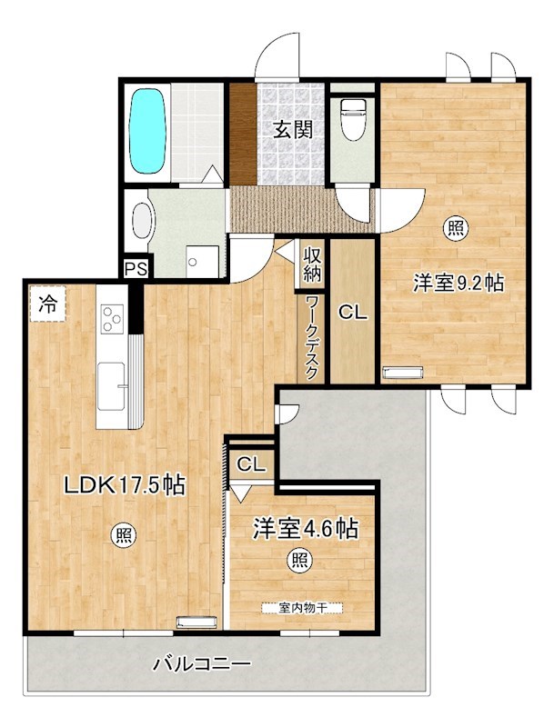 リシェス祇園 間取り図