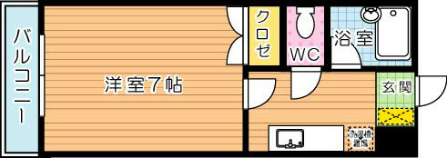 デュエル本城 A棟 間取り図