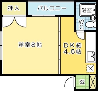 ルアーナ門司 502号室 間取り