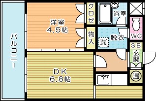 サンモリッツ小倉弐番館 間取り図