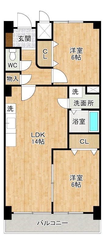 フェルト７３０ 間取り図