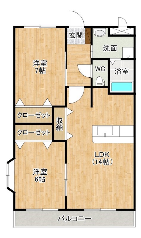 プロニティＡ棟 間取り図