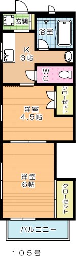 アヴィニール石田 間取り図