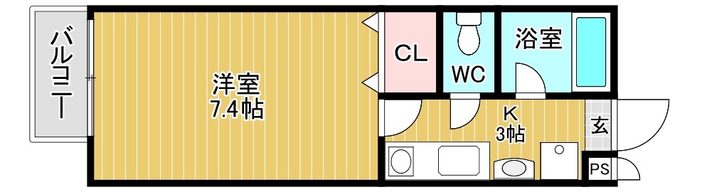 ＣＲＥＳＴ井堀（クレスト井堀） 間取り図