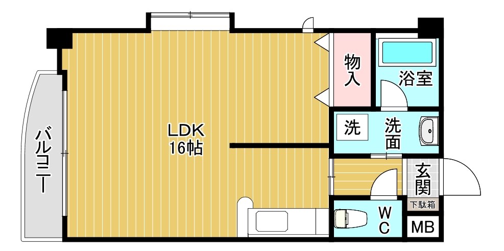 ディア・コート守恒 間取り図