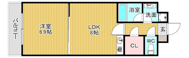 ＬＥＡＤ大手町（リード大手町） 間取り図