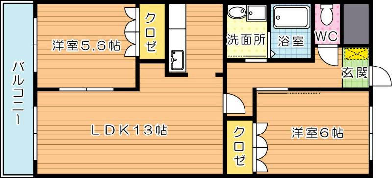 ヴェルラヴニール 間取り図