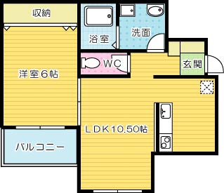 グランドライン緑ヶ丘 間取り図