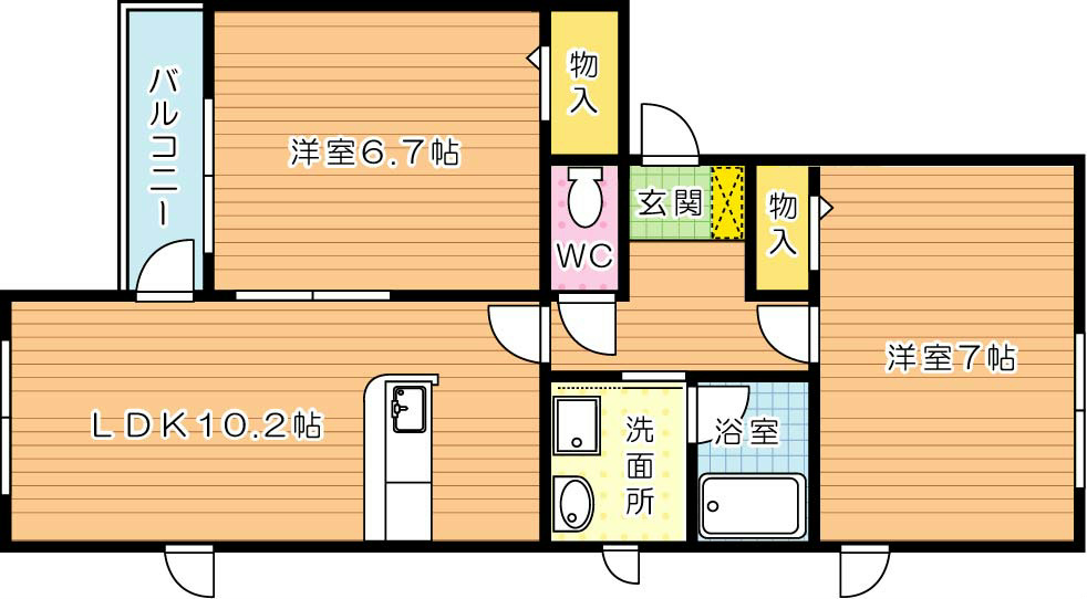 パルク森下 間取り図