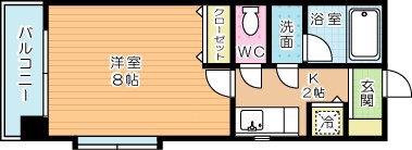 トーカンマンション緑ヶ丘(分譲賃貸)  間取り図