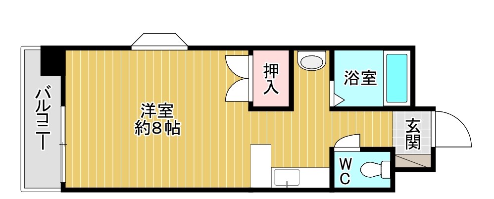 プレアール井堀   401号室 間取り