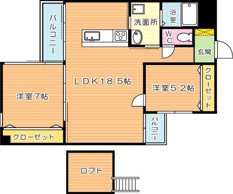 ＫＳＫ中須コアプレイス 間取り図