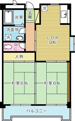 シャレード藤嶋 間取り図