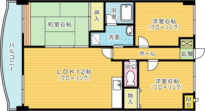 ジョイフル桧垣ビル 間取り図