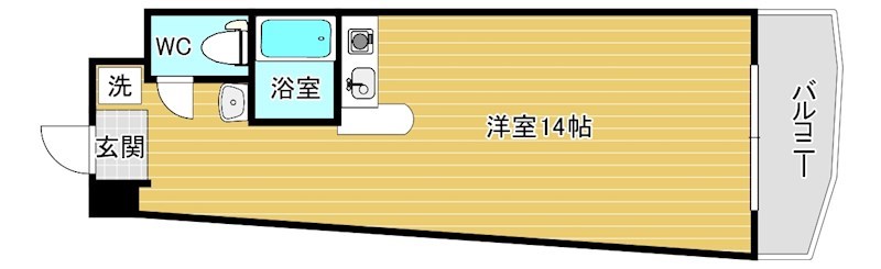 サンシティ日明 315号室 間取り
