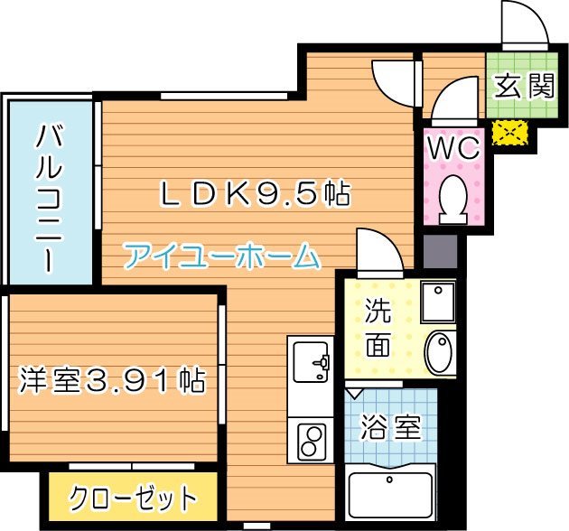 クレシア折尾　 間取り図