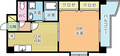 ベルガ北方 501号室 間取り