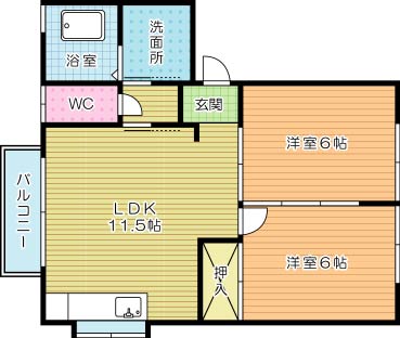 アーボリアルⅡ 101号室 間取り