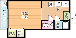 ハイツ中井 間取り図