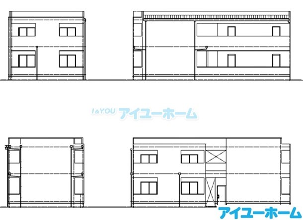 仮）東曲里町新築アパート 外観