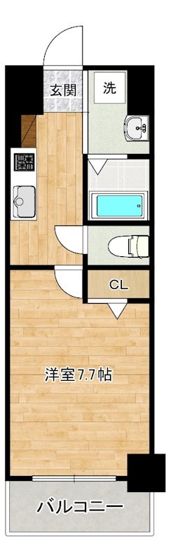 ＭＤＩグランコルディール室町 202号室 間取り