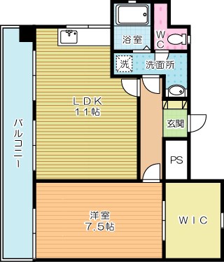 協和リバーサイドビル 505号室 間取り