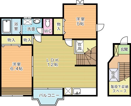 アヴニールＳ 間取り図